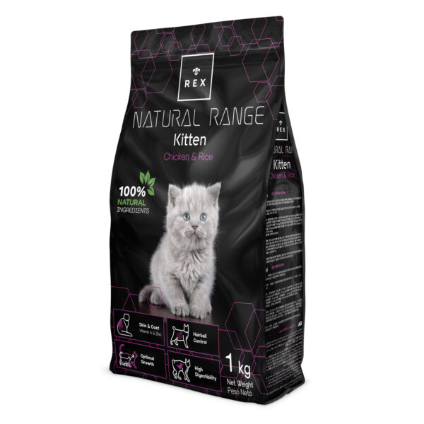 Rex Natural Range Kitten kölyök macskaeledel - imagine 2