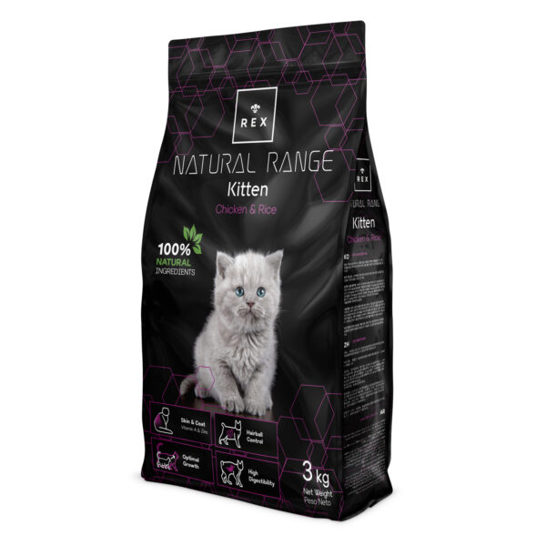Rex Natural Range Kitten kölyök macskaeledel