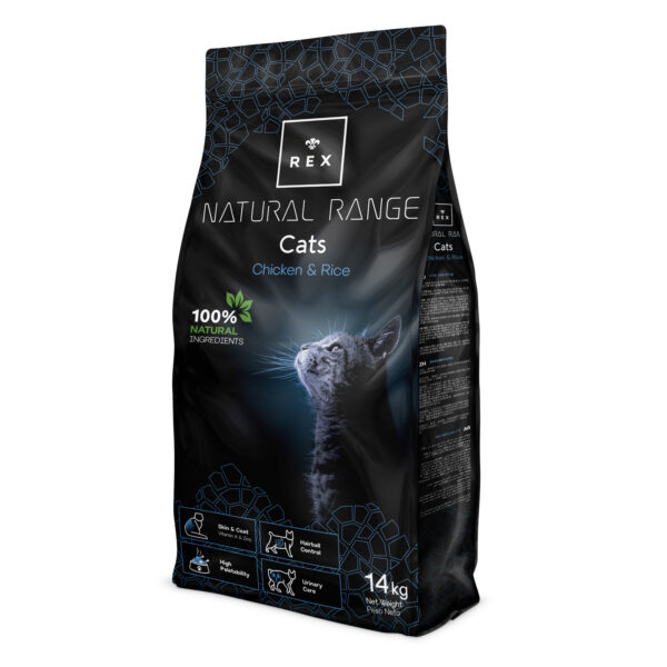 Rex Natural Range Adult Cat - Chicken & Rice csirkés rizses gazdaságos macskaeledel